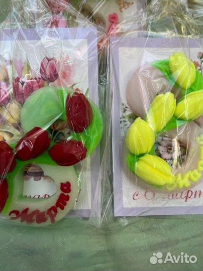 Мыло ручной работы на 8 марта