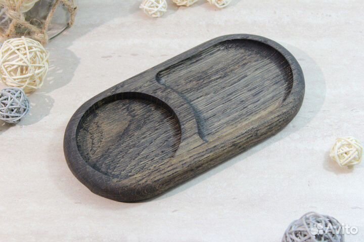 Поднос деревянный маленький « чайные дела»