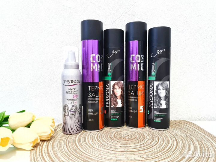 Лак для волос новый jet cosmik мусс для волос