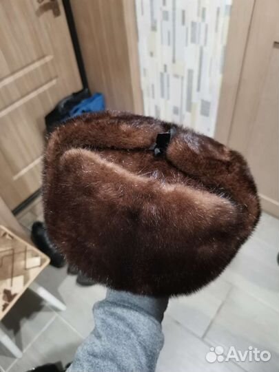Шапка норка от фабрики белка