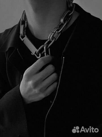 Цепь Rick Owens Easy Choker double link chocker