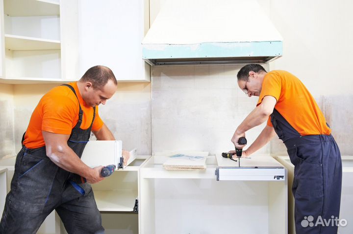 Сборка мебели, сборка кухни