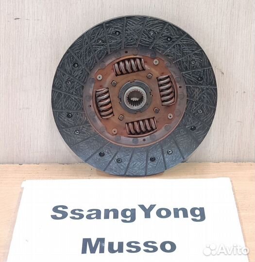 Диск сцепления 2.9л дизель SsangYong Musso, 2003г