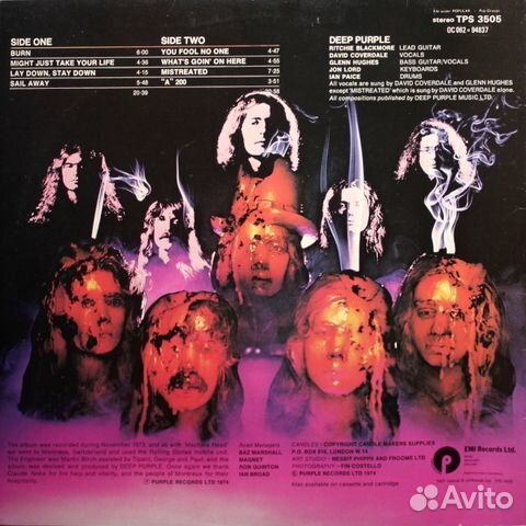 Deep Purple / Burn (LP)