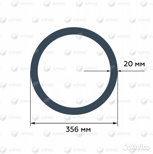 Труба металлическая 356х20