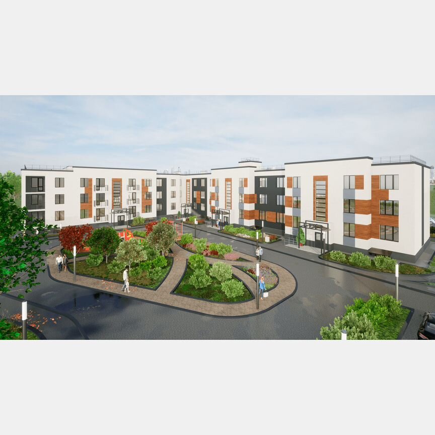 2-к. квартира, 57,7 м², 3/3 эт.