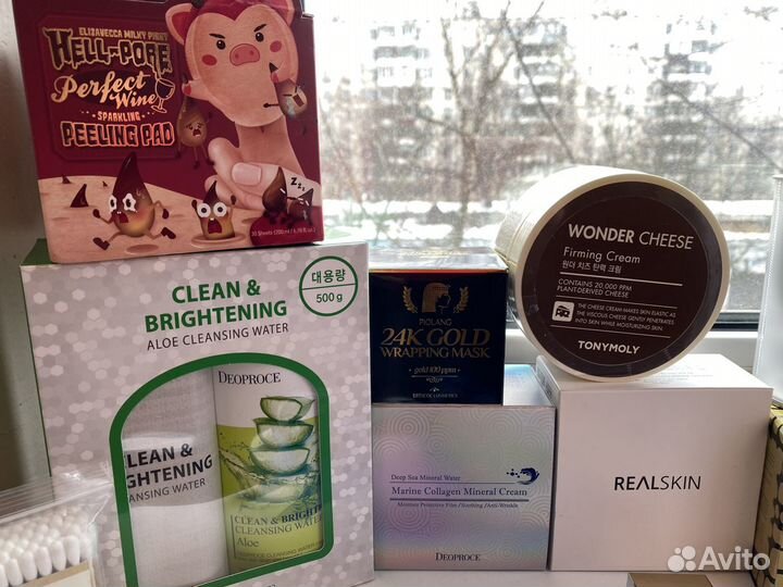 Elizavecca, Holika Holika, Shiseido waso, Frudia