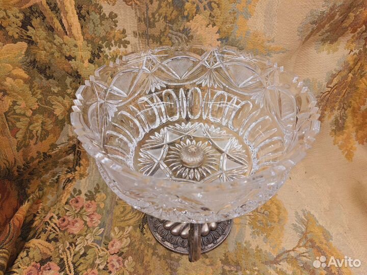 Винтажная фруктовая ваза Италия