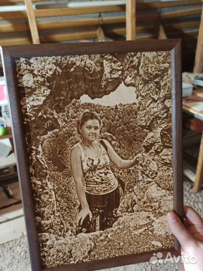 Выжигание портретов на дереве