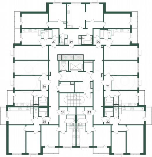 1-к. квартира, 41 м², 4/19 эт.