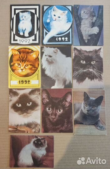 Карманные календарики, животные