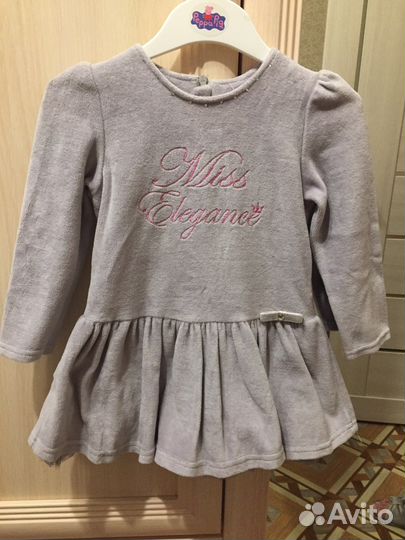 Платье для девочки 92