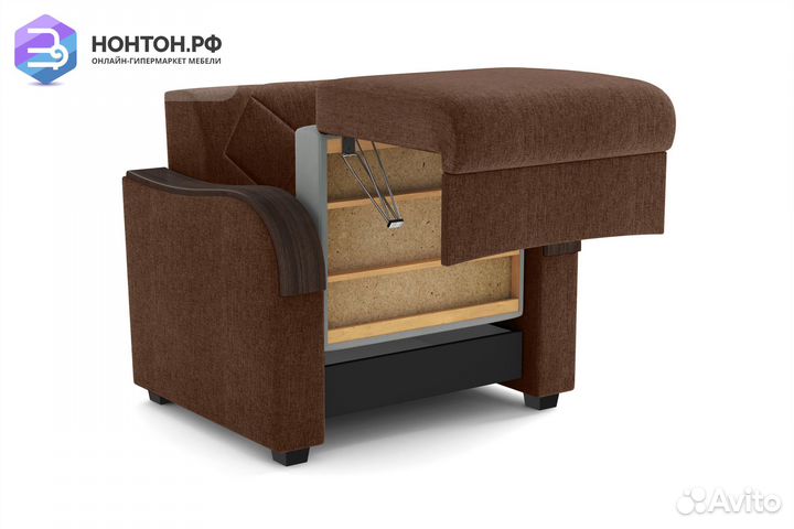 Кресло пантограф Марракеш коричневое