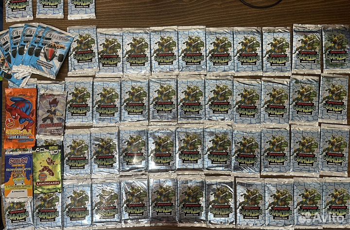 Новые бустеры по карточкам черепашки ниндзя и др