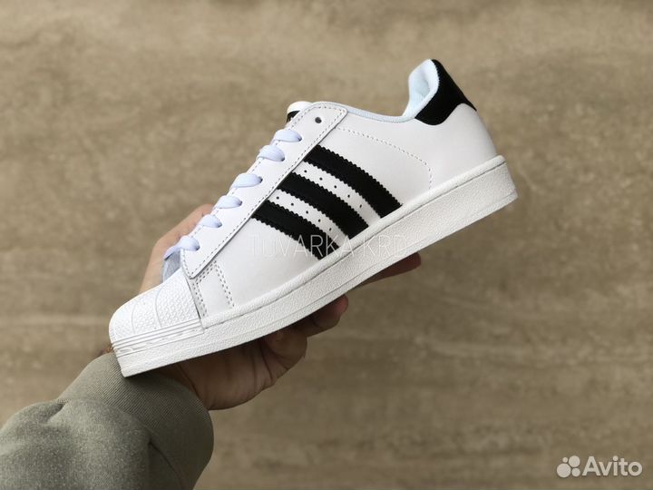 Кроссовки Adidas Superstar White Black