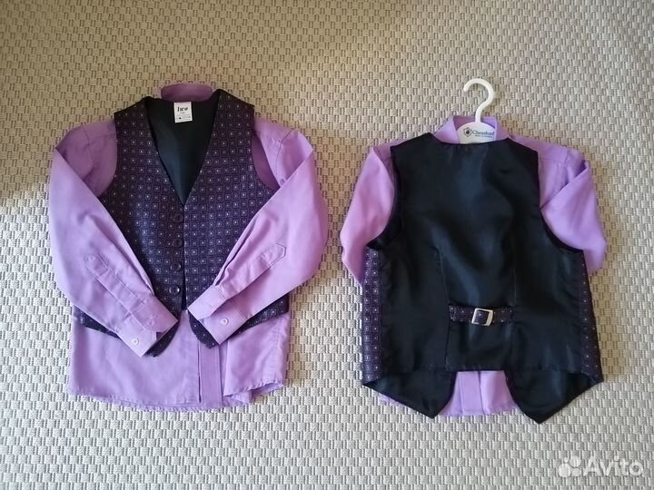 Рубашка+жилет детские (набором)