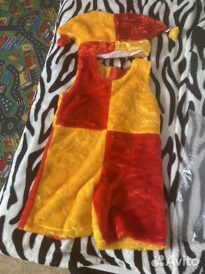 Новогодний костюм скоморох, петрушка