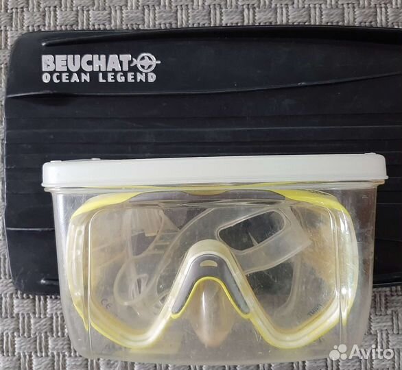 Маска, трубка, ласты