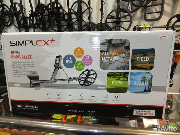 Металлоискатель Nokta Makro Simplex Plus