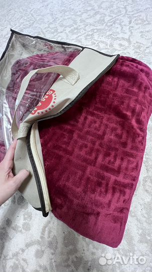 Новые пледы 220*240 бордовый и серый