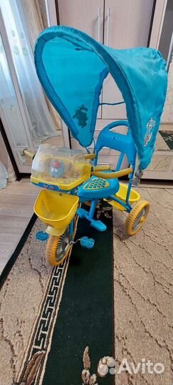 Детский велосипед с ручкой