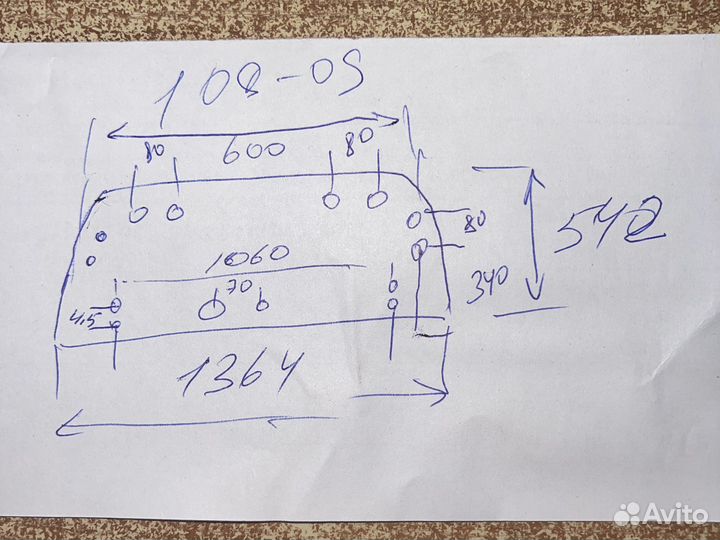 Стекло на кунг кунг RT(тr1) Toyota Hilux NEW 20