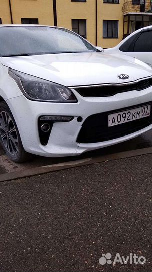 Передний бампер kia rio 4
