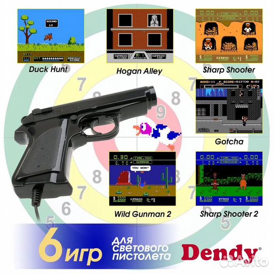 Игровая приставка Dendy Master 300 игр