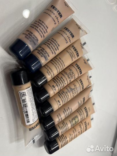 Косметика тестеры, тоналтный крем, помада, BB