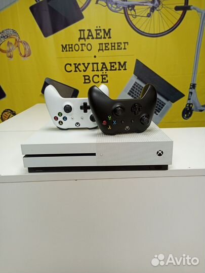 Приставка Xbox One s 1tb/6игр/2геймпада/рассрочка