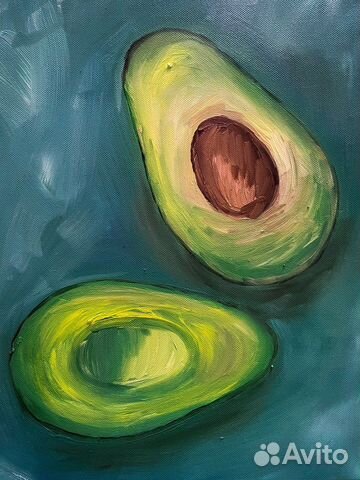 Картина маслом «Авокадо»