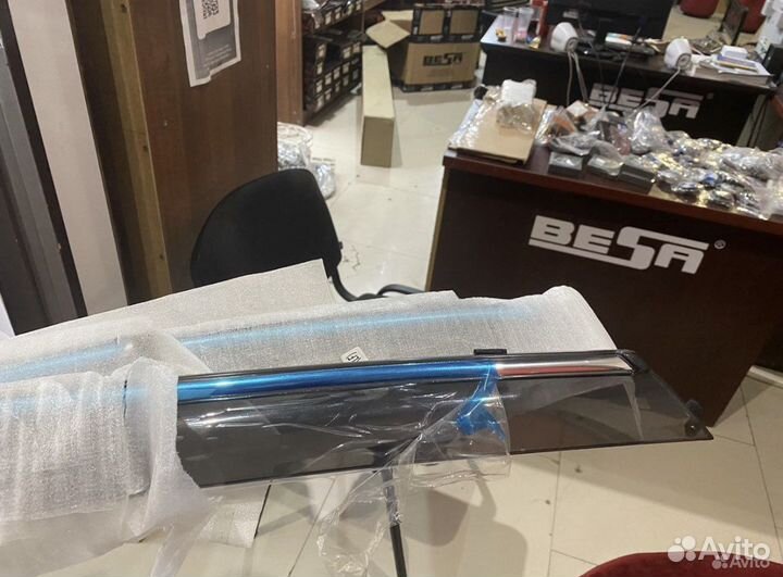 Дефлекторы хром окон toyota camry 2011-2018