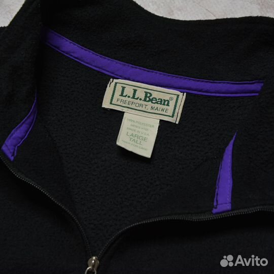 Флисовый пуловер L.L.Bean Made in USA 1990's