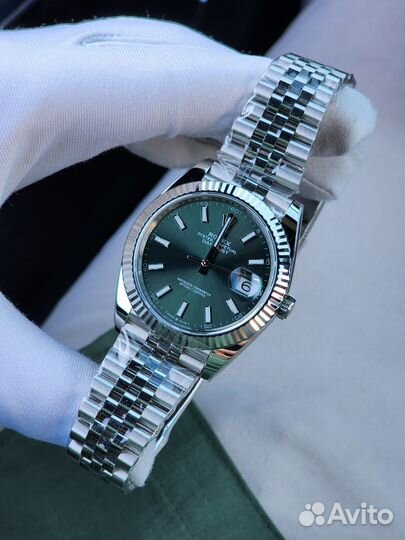 Часы Rolex Datejust 41mm green dial 126334