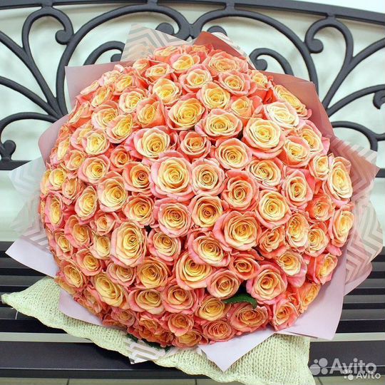 Букет из роз 60+ см