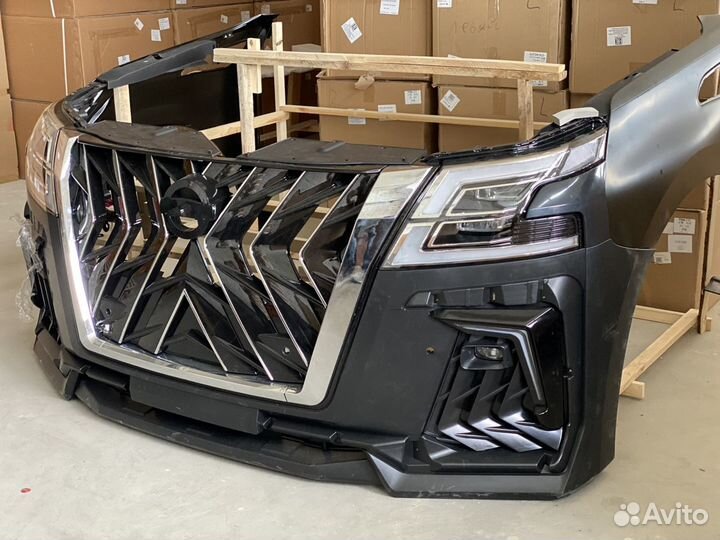 Nissan patrol y62 тюнинг feislift Black Hawk