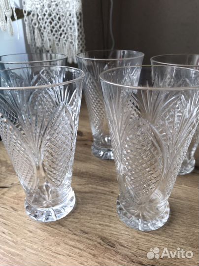 Фужеры хрустальные СССР