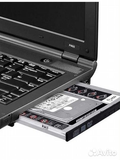 Переходник Оптибей 9,5 мм SATA (Second HDD Caddy)