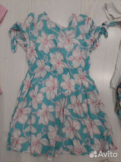 Пакет летних вещей на девочку 4-5 лет, р. 110