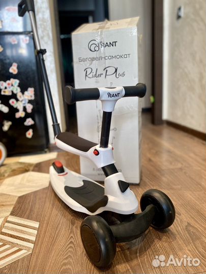 Самокат-беговел Rant белый
