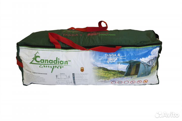 Палатка Canadian Camper tanga 4, цвет woodland