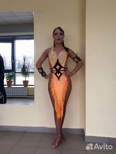 Платье для бальных танцев, латина