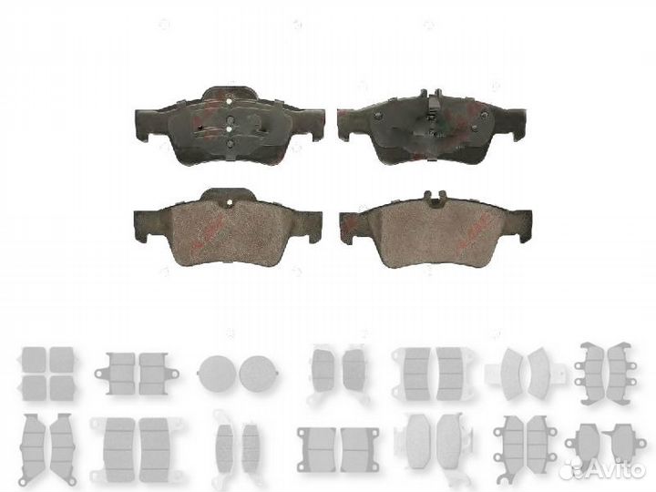 Колодки Mercedes Benz C-Class, E-Class, S-Class