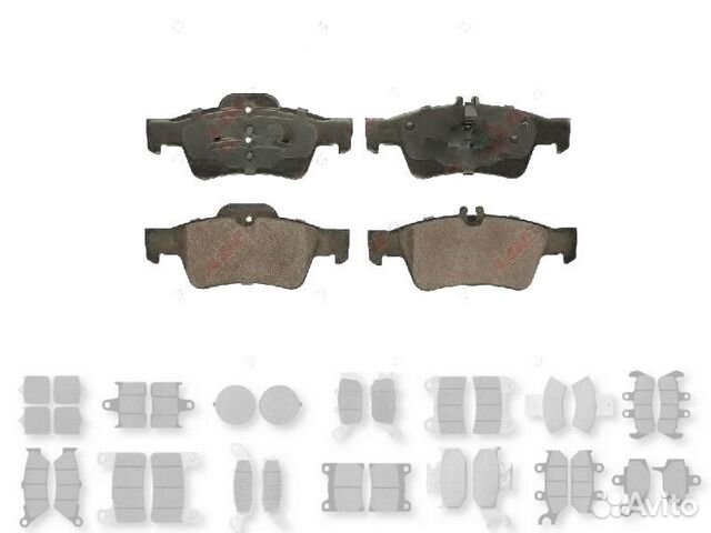 Колодки Mercedes Benz C-Class, E-Class, S-Class