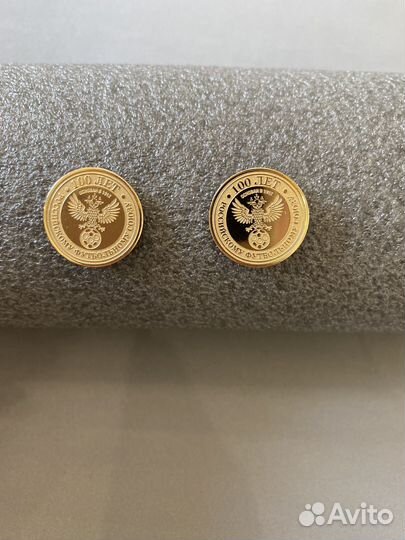 Значок 100 лет российскому футбольному союзу