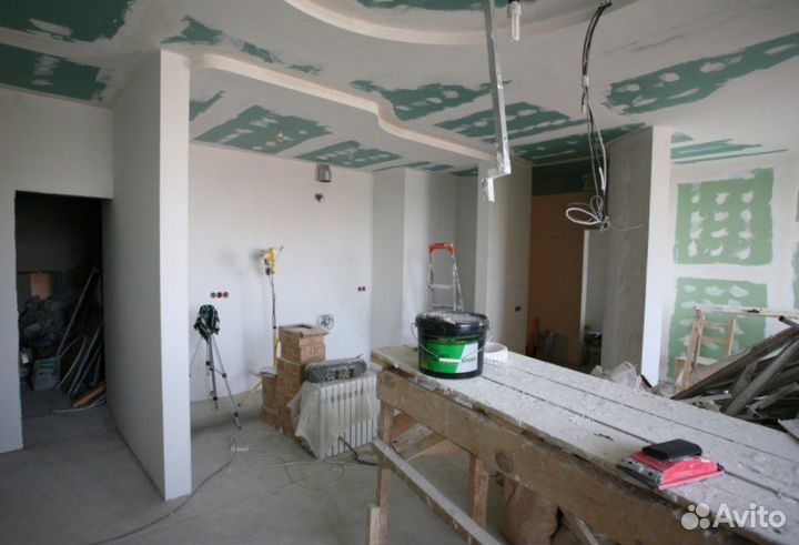 Малярные работы, монтаж Гкл и прочее