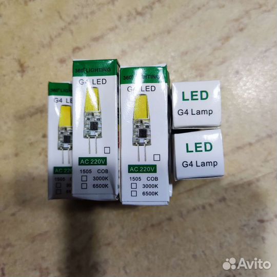 Светодиодная лампа 6 Вт DC/AC 220 В LED G4