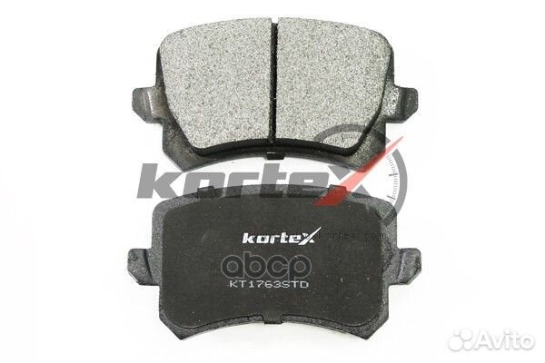 Колодки тормозные дисковые зад KT1763STD kortex
