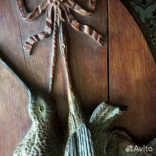 Панно антикварное с вальдшнепами