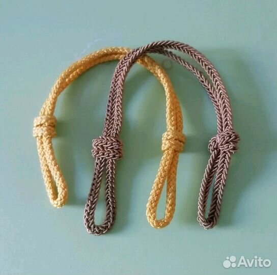 Шнур плетеный на фуражку